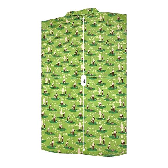 Magellan Laguna Madre Dad Lawn Camo SS Shirt 3XL UPF Green Casual Quick Drying - Picture 8 of 10